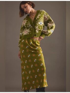 slim fit dress slacks Never Fully Dressed Raffia Wrap Skirt main image 0